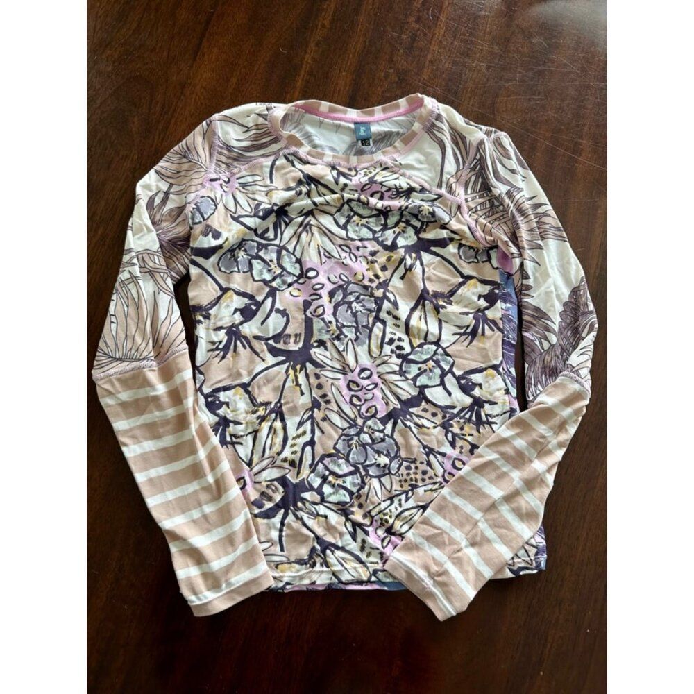 Maaji Girl Swim Long Sleeve Rashguard Girl's Size 12